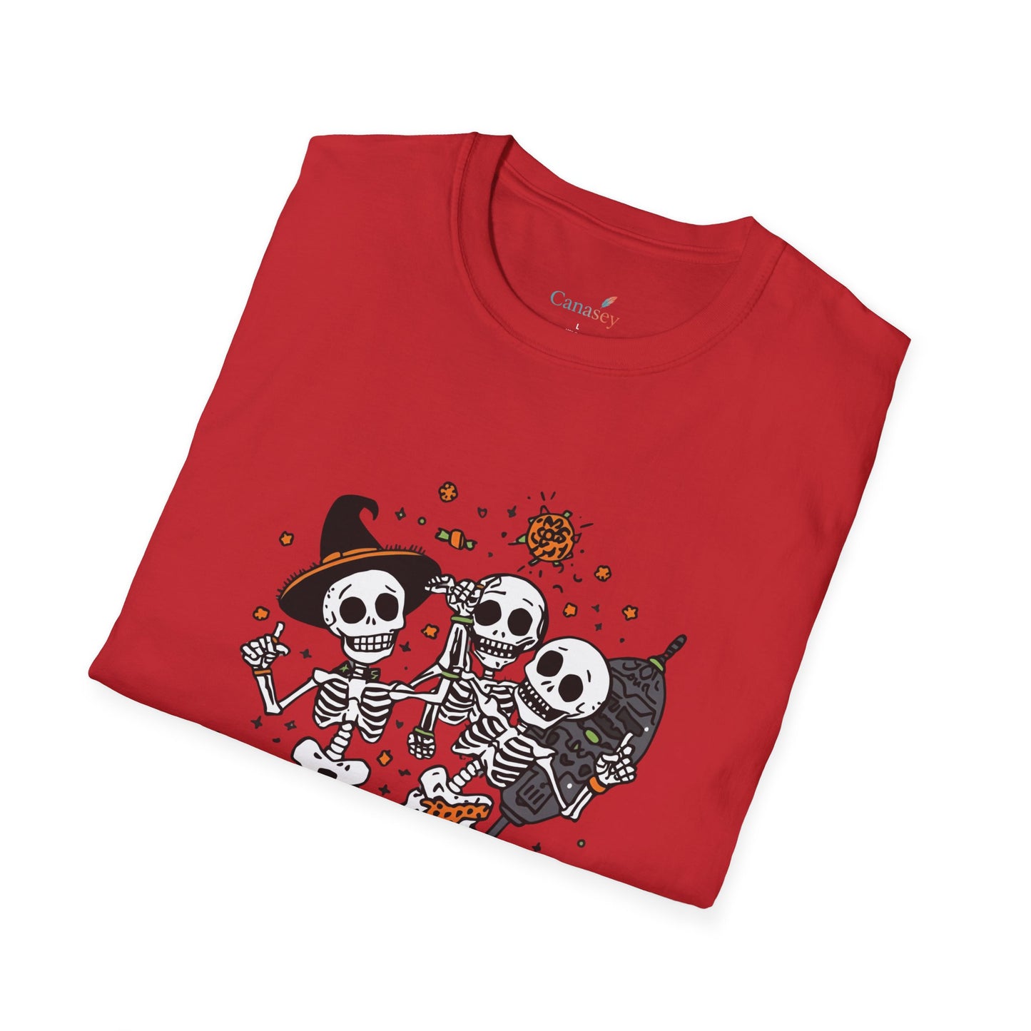 Bone to Be Wild Skeleton Halloween Shirt / Dancing Skeleton Party Tee