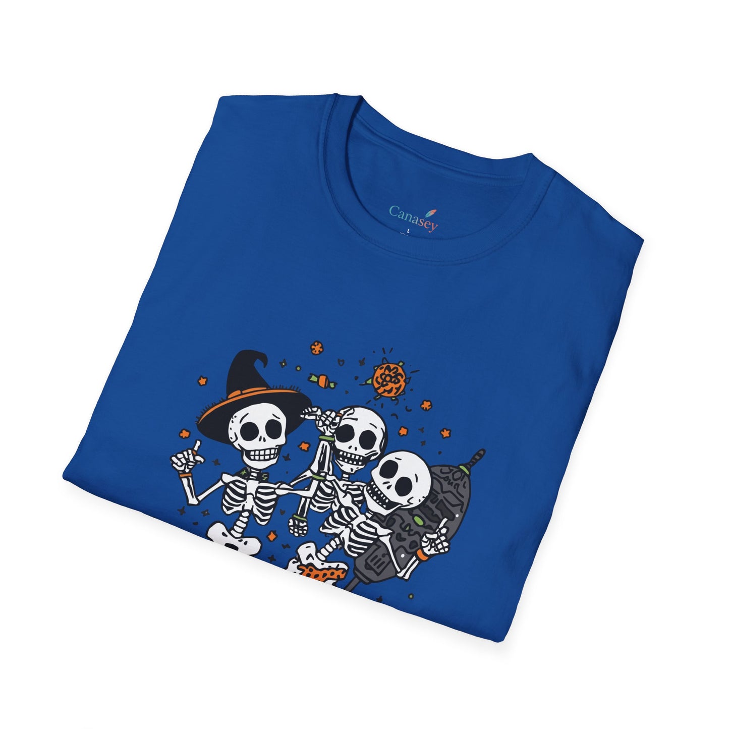 Bone to Be Wild Skeleton Halloween Shirt / Dancing Skeleton Party Tee