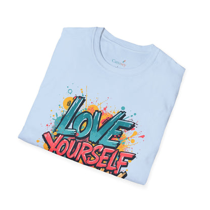 Love Yourself Loudly Unisex Softstyle Self Love Tee