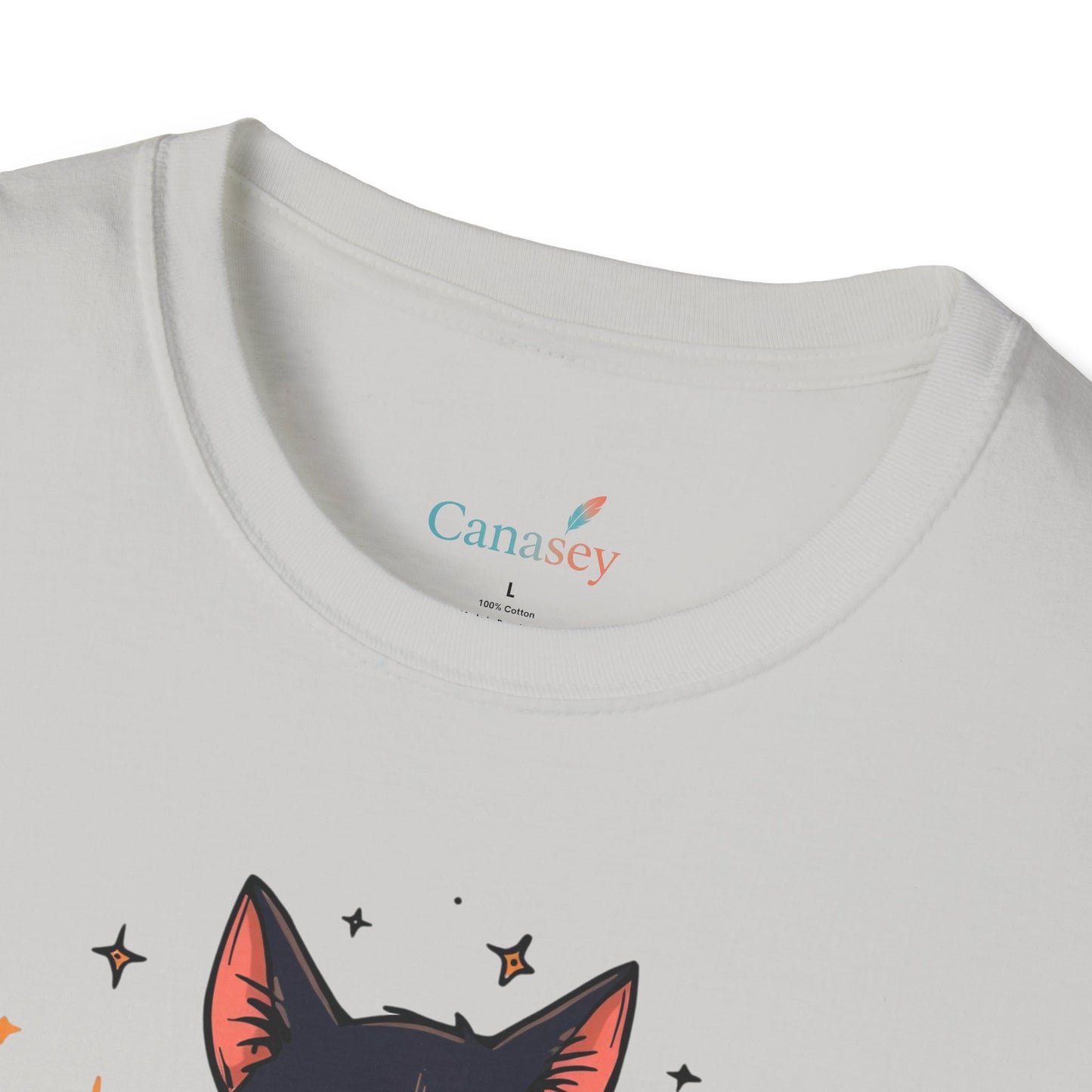 Creep It Real Halloween Shirt / Cute Black Cat & Pumpkin T-Shirt