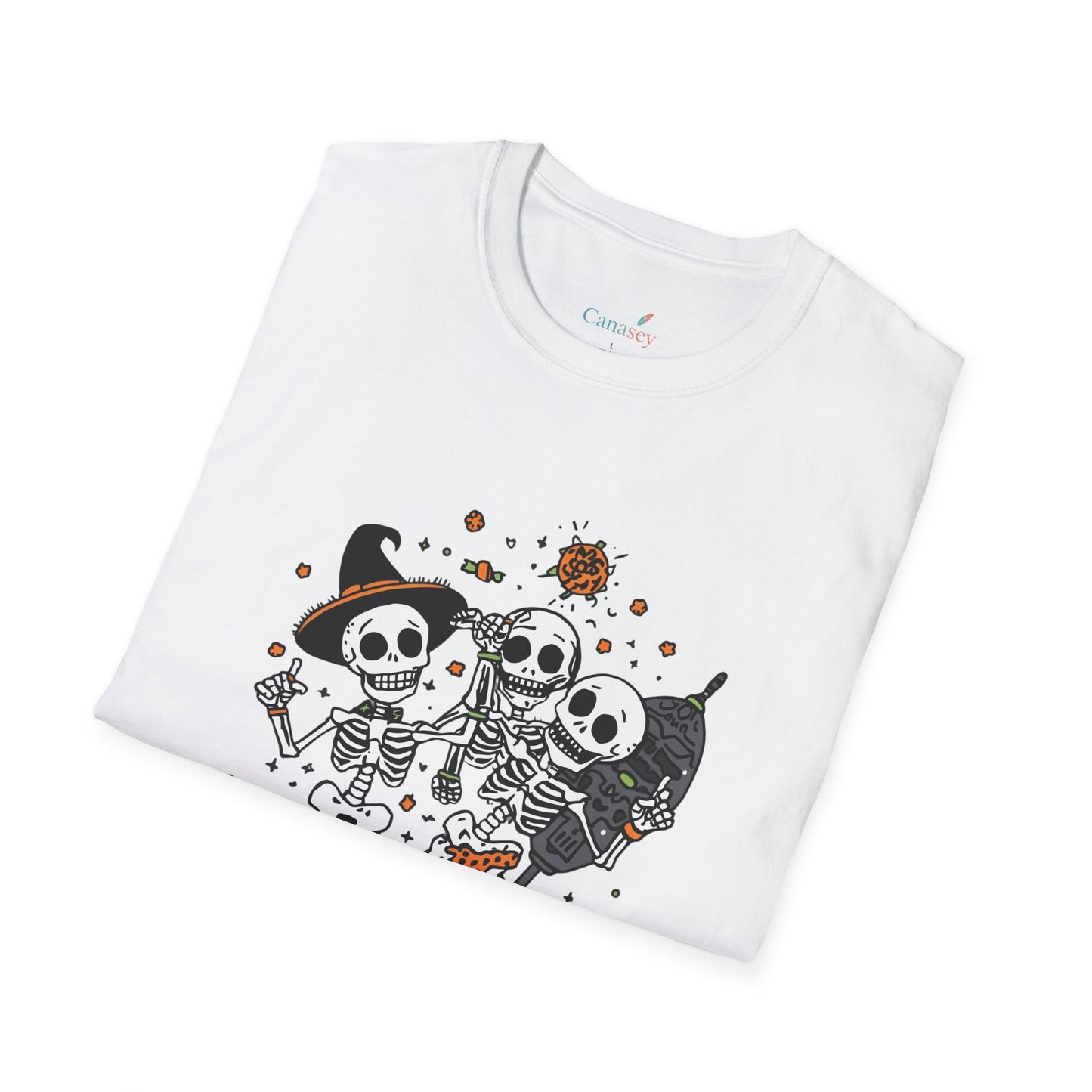 Bone to Be Wild Skeleton Halloween Shirt / Dancing Skeleton Party Tee