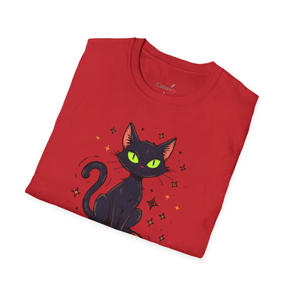 Creep It Real Halloween Shirt / Cute Black Cat & Pumpkin T-Shirt