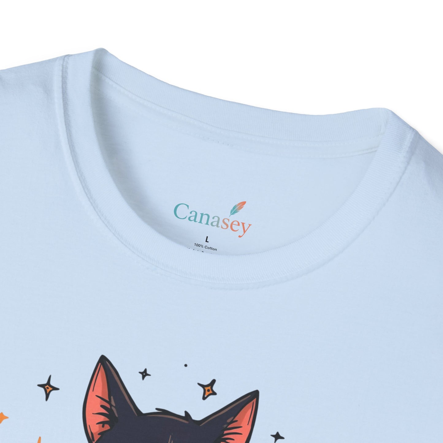 Creep It Real Halloween Shirt / Cute Black Cat & Pumpkin T-Shirt