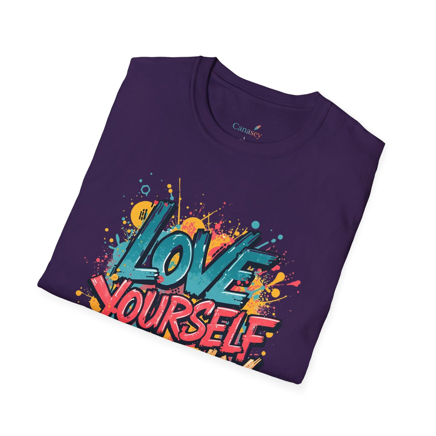Love Yourself Loudly Unisex Softstyle Self Love Tee