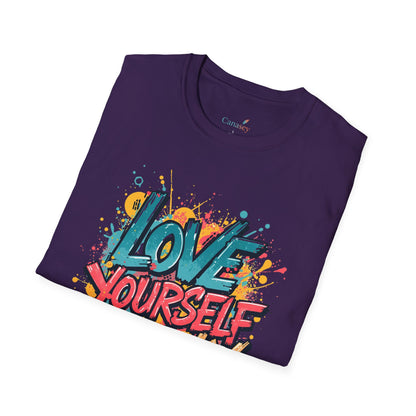 Love Yourself Loudly Unisex Softstyle Self Love Tee