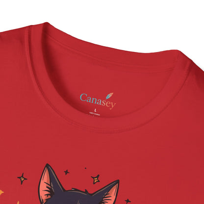 Creep It Real Halloween Shirt / Cute Black Cat & Pumpkin T-Shirt