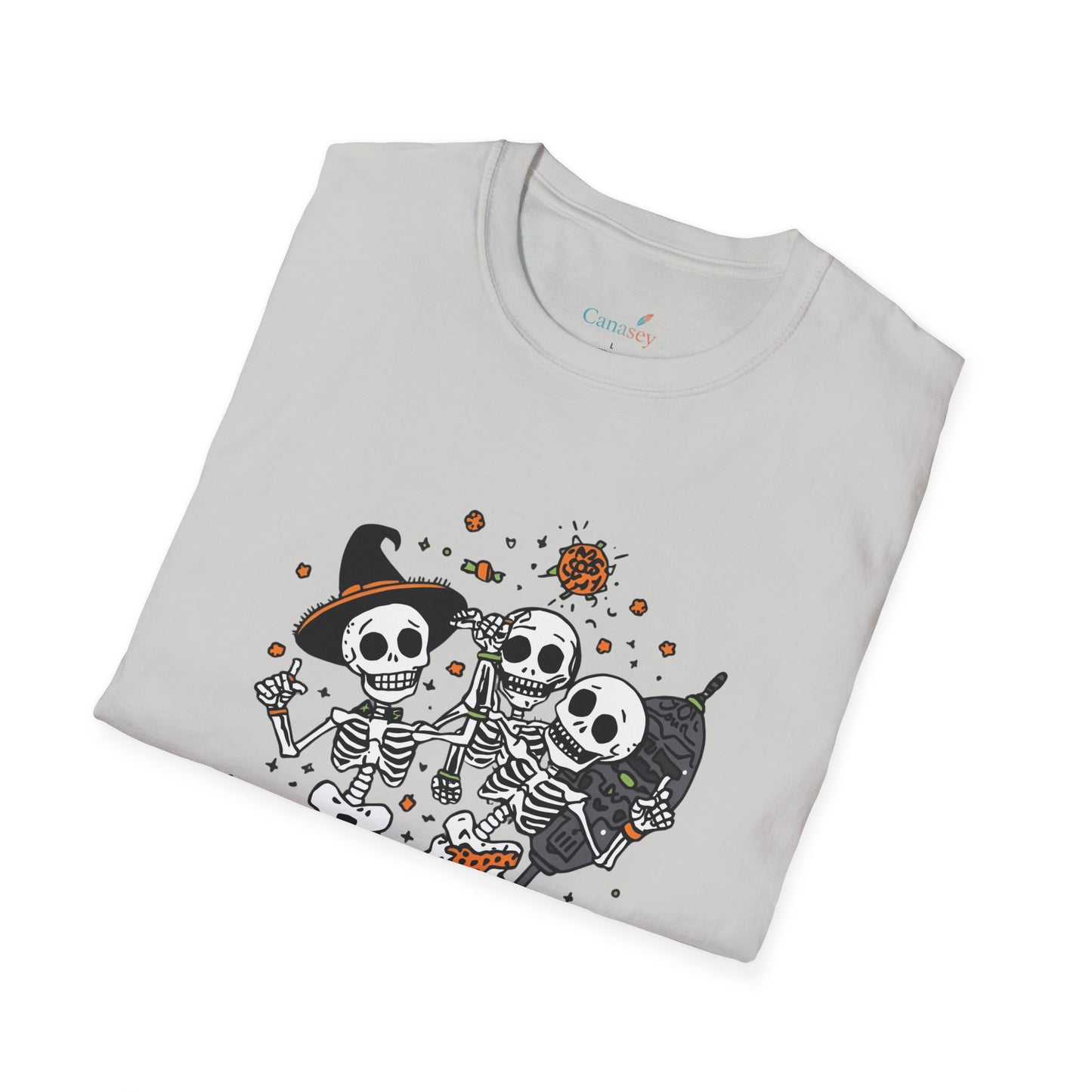 Bone to Be Wild Skeleton Halloween Shirt / Dancing Skeleton Party Tee