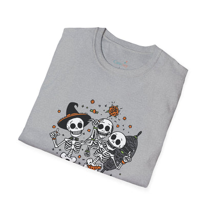 Bone to Be Wild Skeleton Halloween Shirt / Dancing Skeleton Party Tee