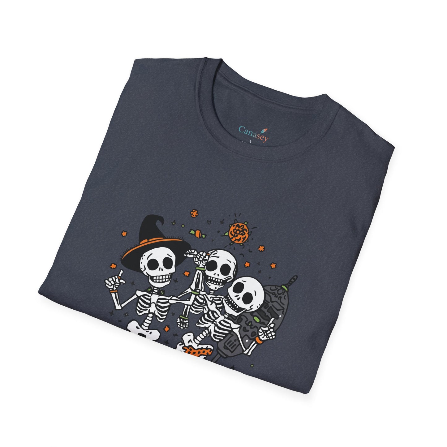 Bone to Be Wild Skeleton Halloween Shirt / Dancing Skeleton Party Tee