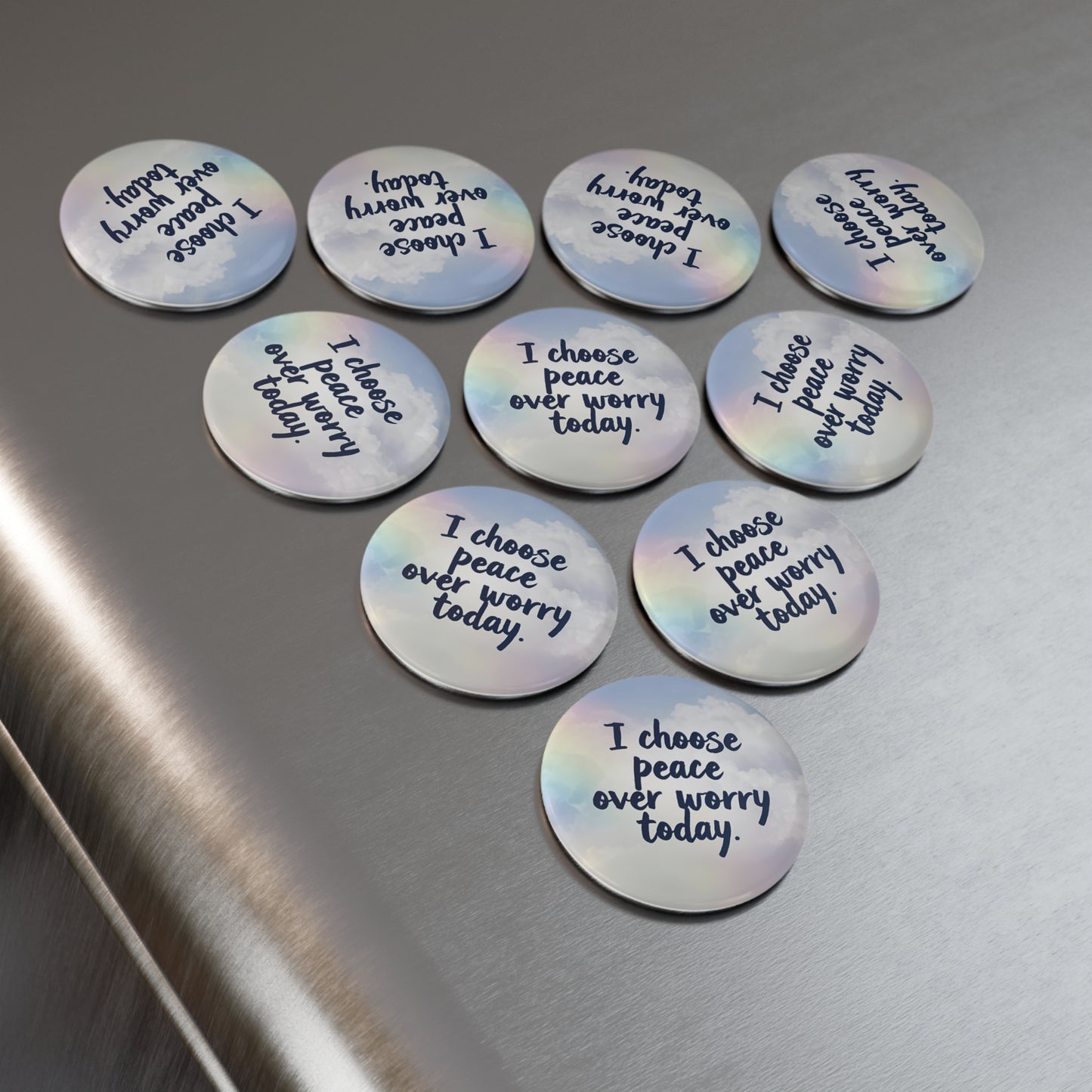 I choose peace over worry today Magnet