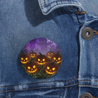 Jack-o-Lantern Design Magnet/ Pins/ Mirror