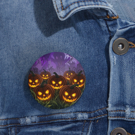 Jack-o-Lantern Design Magnet/ Pins/ Mirror